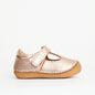 Atlas Rose Gold Metallic First Walker Shoe