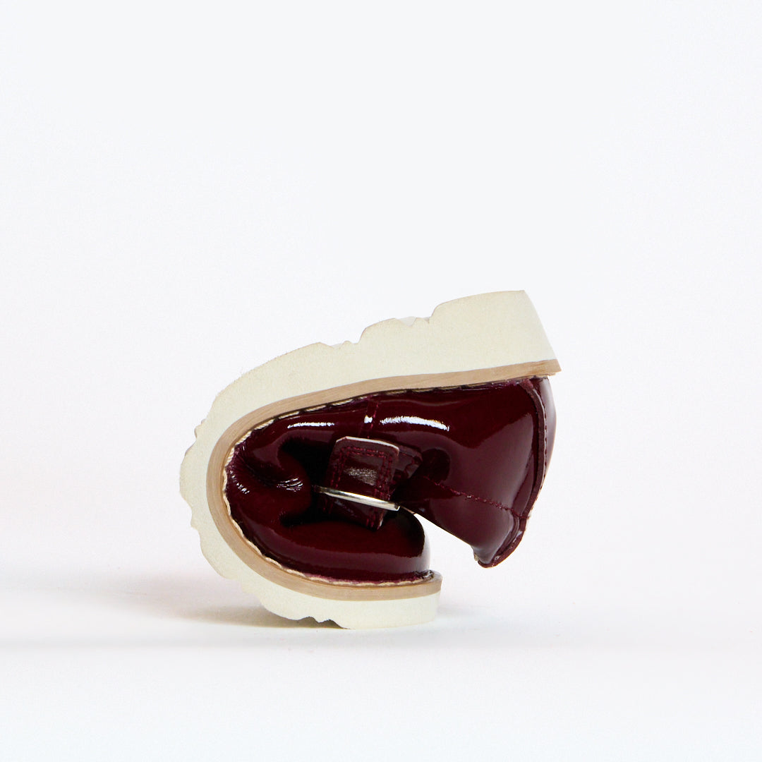 Luna Red Patent Girls Kids Shoe