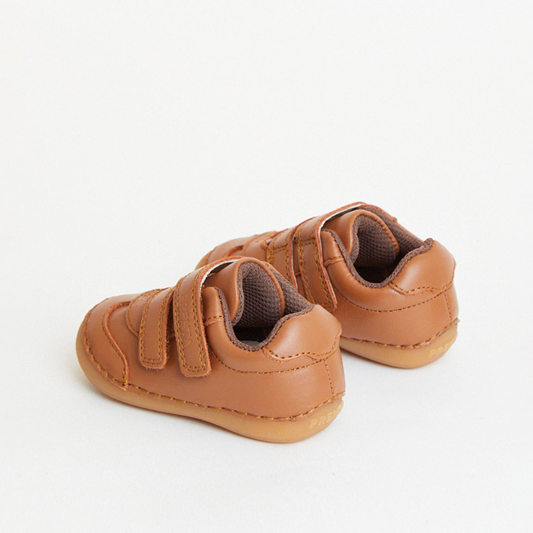 Rocket Tan Leather First Walker Trainer
