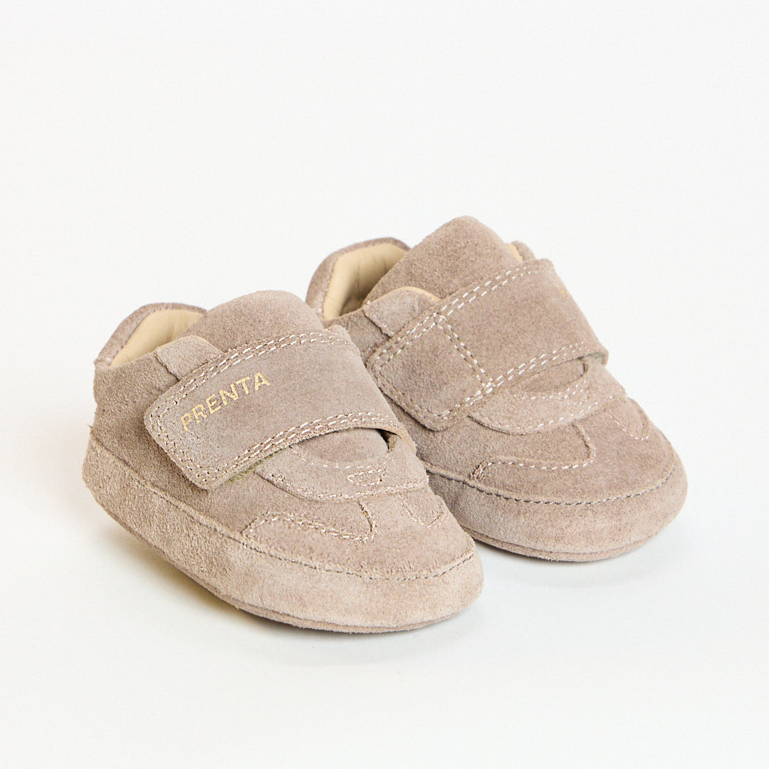 Nova Mushroom Suede Soft Sole Trainer