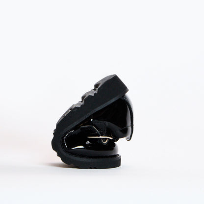 Luna Black Patent Girls Kids Shoe