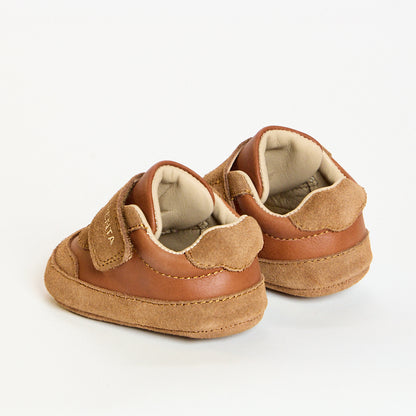 Nova Tan Leather Soft Sole Trainer