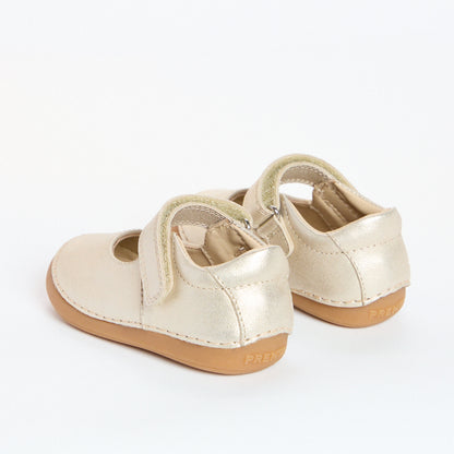 Astra Champagne Shimmer Leather First Walker Mary-Jane