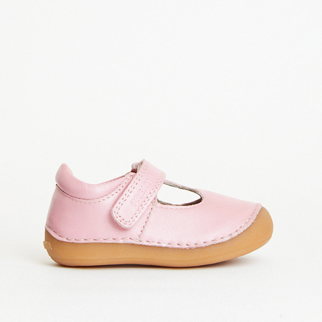 Atlas Pink Metallic First Walker Shoe