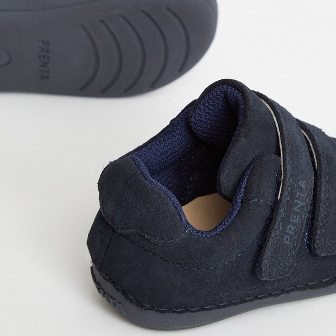 Rocket Navy Suede First Walker Trainer
