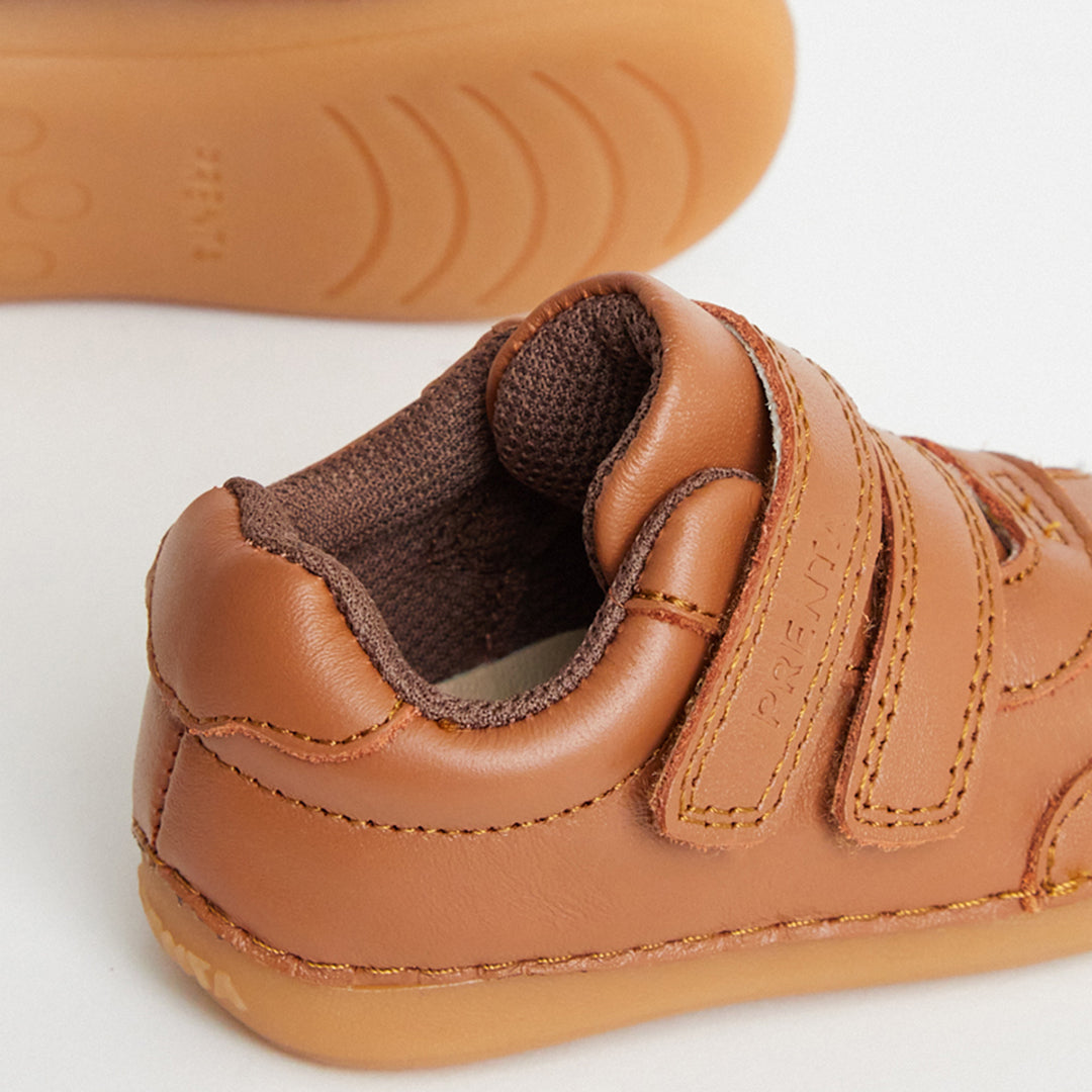 Rocket Tan Leather First Walker Trainer