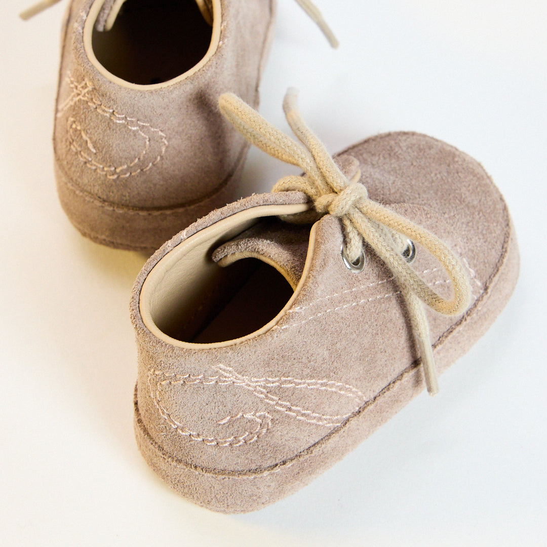 Alba Mushroom Suede Soft Sole Bootie