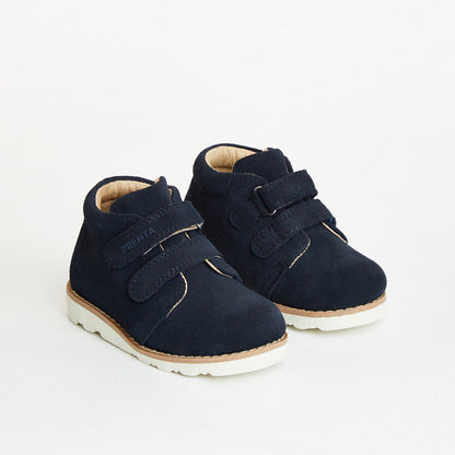Orion Navy Suede Kids Boot