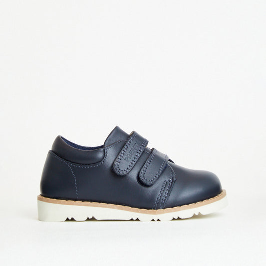 Comet Navy Leather Boys Kids Shoe