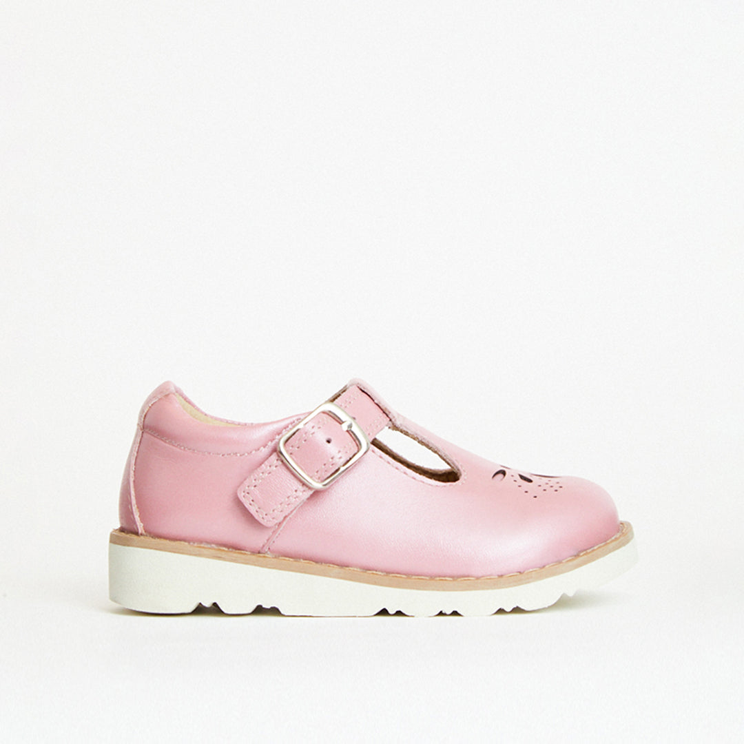Luna Pink Metallic Girls Kids Shoe