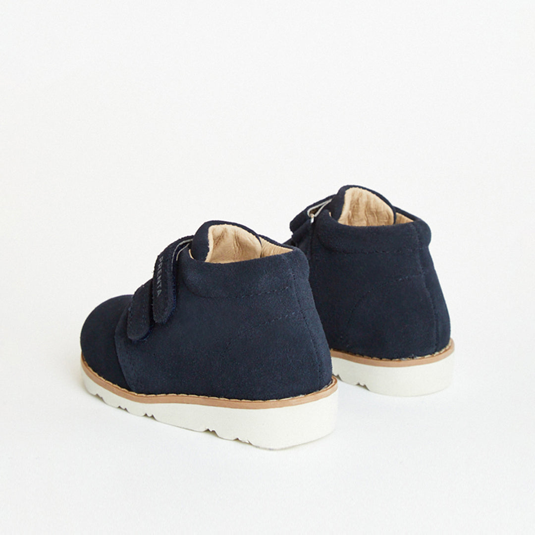 Orion Navy Suede Kids Boot