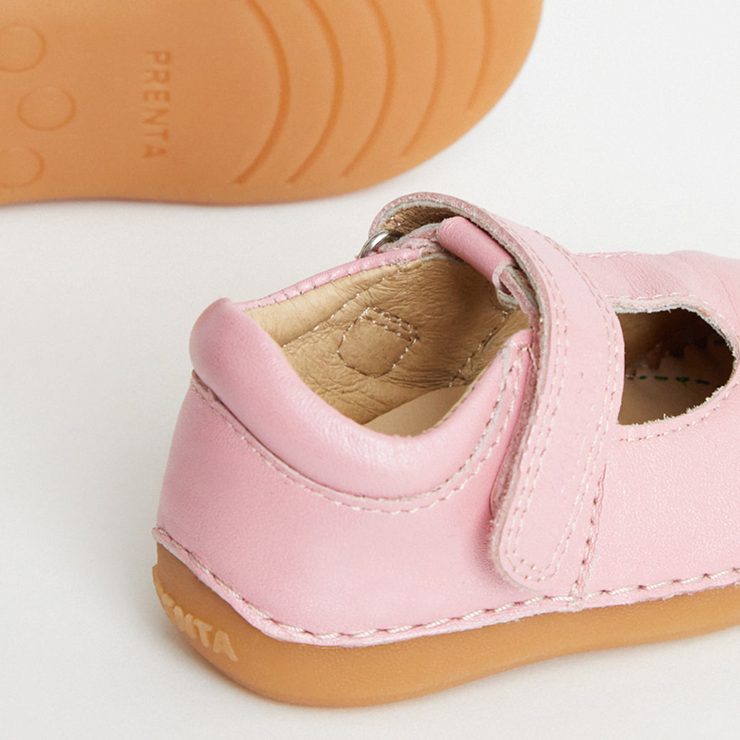 Atlas Pink Metallic First Walker Shoe