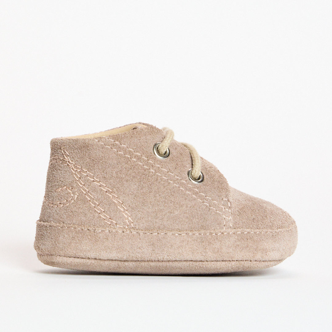 Alba Mushroom Suede Soft Sole Bootie