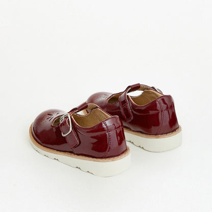 Luna Red Patent Girls Kids Shoe