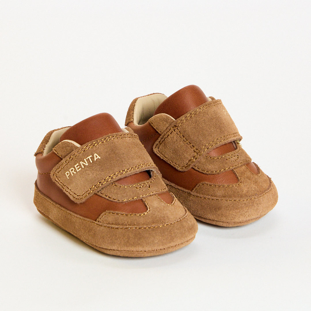 Nova Tan Leather Soft Sole Trainer