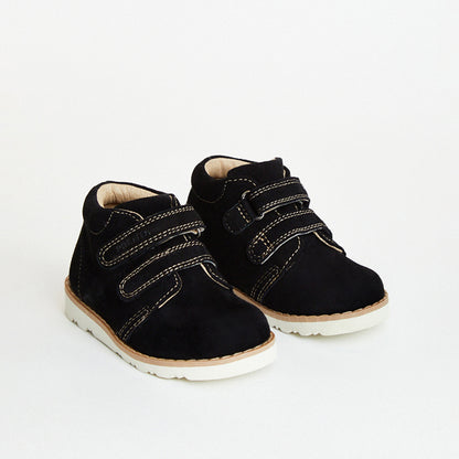 Orion+ Black Premium Suede Kids Boot