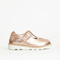 Luna Rose Gold Metallic Girls Kids Shoe