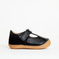 Atlas Black Patent First Walker Shoe