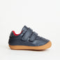 Rocket Navy Leather First Walker Trainer