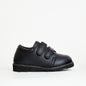 Comet Black Leather Boys Kids Shoe