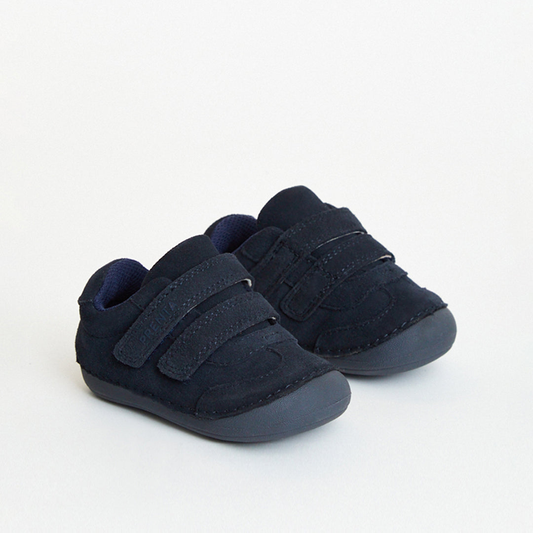 Rocket Navy Suede First Walker Trainer