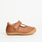 Atlas Tan Leather First Walker Shoe