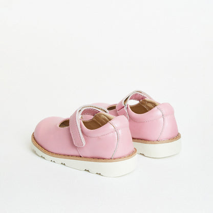 Aurora Pink Metallic Girls Kids Shoe