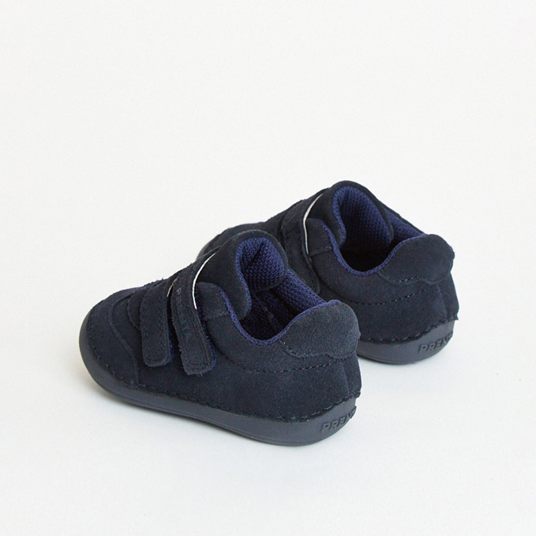 Rocket Navy Suede First Walker Trainer