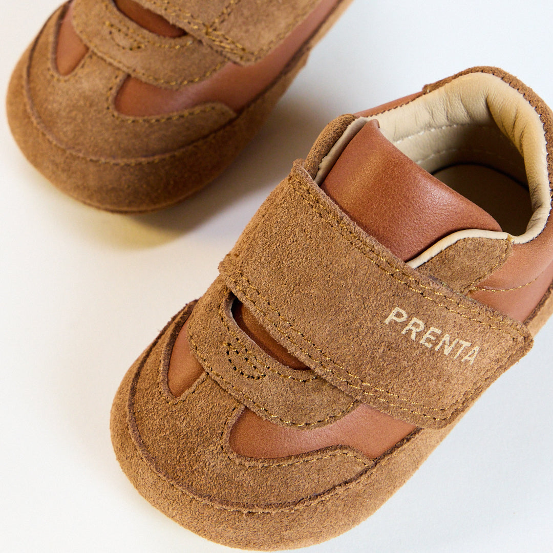 Nova Tan Leather Soft Sole Trainer