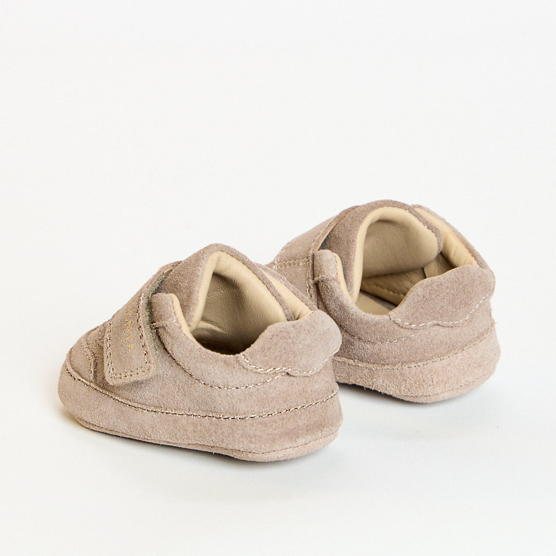 Nova Mushroom Suede Soft Sole Trainer