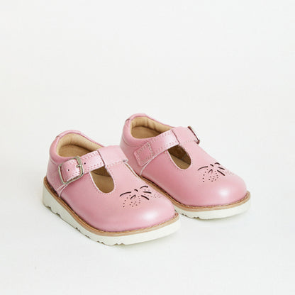 Luna Pink Metallic Girls Kids Shoe