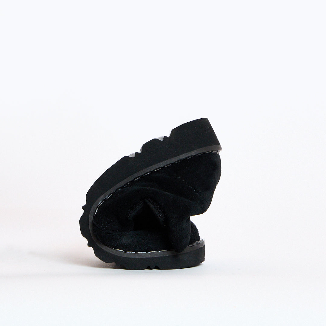 Orion Black Suede Kids Boot