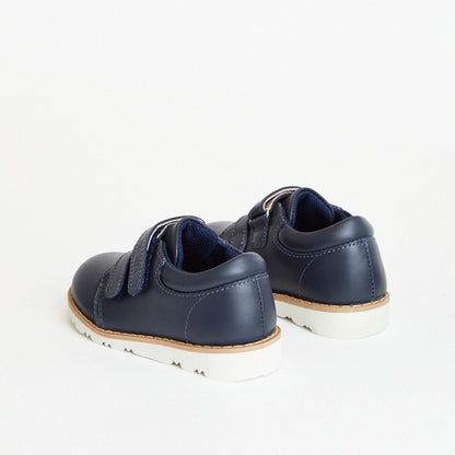 Comet Navy Leather Boys Kids Shoe