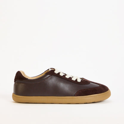 Kai Chocolate Leather Juniors Barefoot Trainer