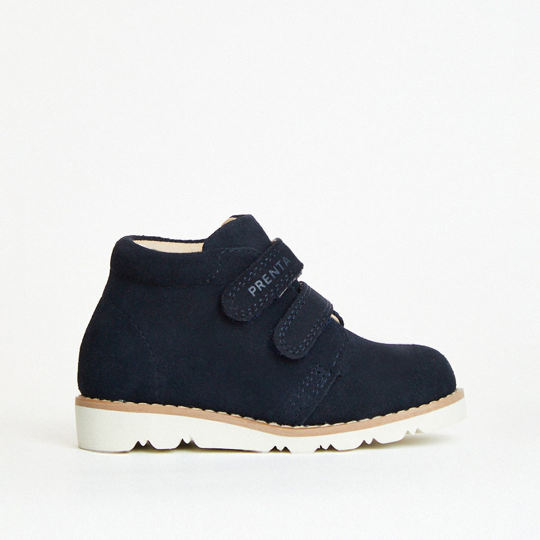 Orion Navy Suede Kids Boot