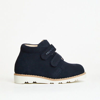 Orion Navy Suede Kids Boot