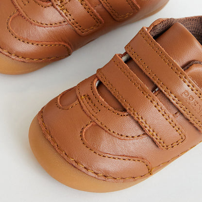 Rocket Tan Leather First Walker Trainer