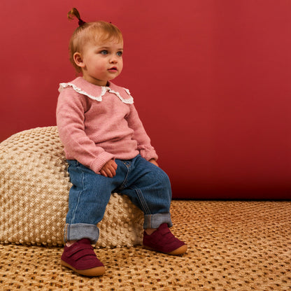 Rocket Purple Suede First Walker Trainer