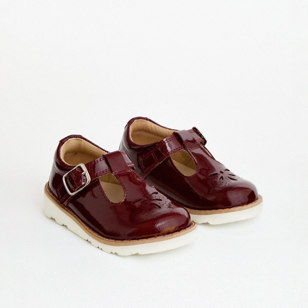 Luna Red Patent Girls Kids Shoe