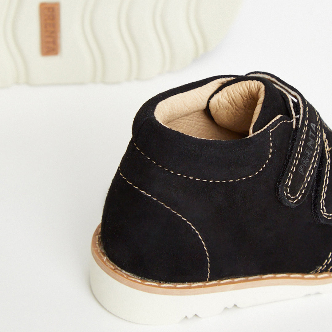 Orion+ Black Premium Suede Kids Boot