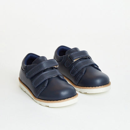 Comet Navy Leather Boys Kids Shoe